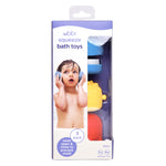 Ubbi Squeeze and Switch Silicone Bath Toys for Toddlers and Baby, Colorful Mix and Match Baby Bath Accessory, Water Toys for Toddler Bath Playtime, Set of 3