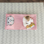 Regalo My Cot Pals Small Single Portable Toddler Bed, Cat, Pink