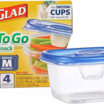 Glad Food Storage Containers, Deep Dish, 64 Ounce, 3 Count
