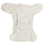 Cozy Cubs Deluxe Fitted Cloth Diaper – Premium Interlock Cotton Exterior with Absorbent Birdseye Interior, Soft Stretch Elastics, Secure Snaps, Two‑Sizes (7–30 lbs)