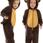 Spooktacular Creations Halloween Baby Animal Costume, Toddler Hooded Jumpsuit for Baby Halloween Dress Up Costume Party
