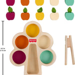 Fisher-Price Wood Montessori Toy Sorting Tree, American Montessori Society Seal of Excellence, Wooden Learning Activity Puzzle & Expert Play Tips for Preschool Kids Ages 3+ Years (Amazon Exclusive)