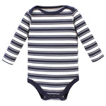 Hudson Baby Unisex Baby Cotton Long-Sleeve Bodysuits, Boy Daddy 5-Pack, 12-18 Months