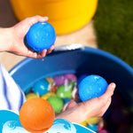 SOPPYCID Reusable Water balloons, Summer Toy Water Toy for Boys and Girls, Pool Beach Toys for Kids ages 3-12, Outdoor Activities Water Toys Self Sealing Water Splash Ball for Fun (6Pack)