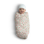 Delta Children 100% Cotton Flannel Baby Receiving Blankets for Girls and Boys – 30x30 Inches (Pack of 2), Pink Floral