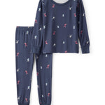 Carter's Boy PurelySoft Long-Sleeve 2-Piece Pajamas, Football Player, 4T