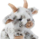 The Petting Zoo Goat Stuffed Animal Plushie, Gifts for Kids, Wild Onez Babiez Farm Animals, Goat Plush Toy 6 inches