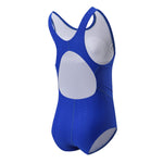 J.E Sterguard Athletic Girls' One Piece Swimsuit Have Lining Prevent Transparency Girls Bathing Suits Pro for Practice and Competition Girls Blue Swimsuits Size 8 1286-9