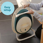 The First Years Sure Comfort Collapsible Baby Bathtub - 2-Position Grow with Me Design - Lightweight and Portable Travel Bathtub for Baby - Ages 0 to 18 Months