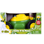 John Deere Bubble Lawn Mower for Toddlers, Bubble Blowing Machines, Indoor and Outdoor Gardening Toy, Birthday, Party Favor for Preschool Girls and Boys, No Batteries Required, 2+