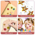 Teacher Appreciation Gifts,Manual Sticker Dispenser with 1520Pcs 1Inch Gold Star,Red Heart,Smiley Face Stickers for Kids Reward,Behavior Chart,School Classroom Student Teacher Supplies Gifts(Red)