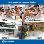 First Aid Only 6060 All-Purpose 10-Person Emergency First Aid Kit for Business, Worksite, Home, and Car, 57 Pieces