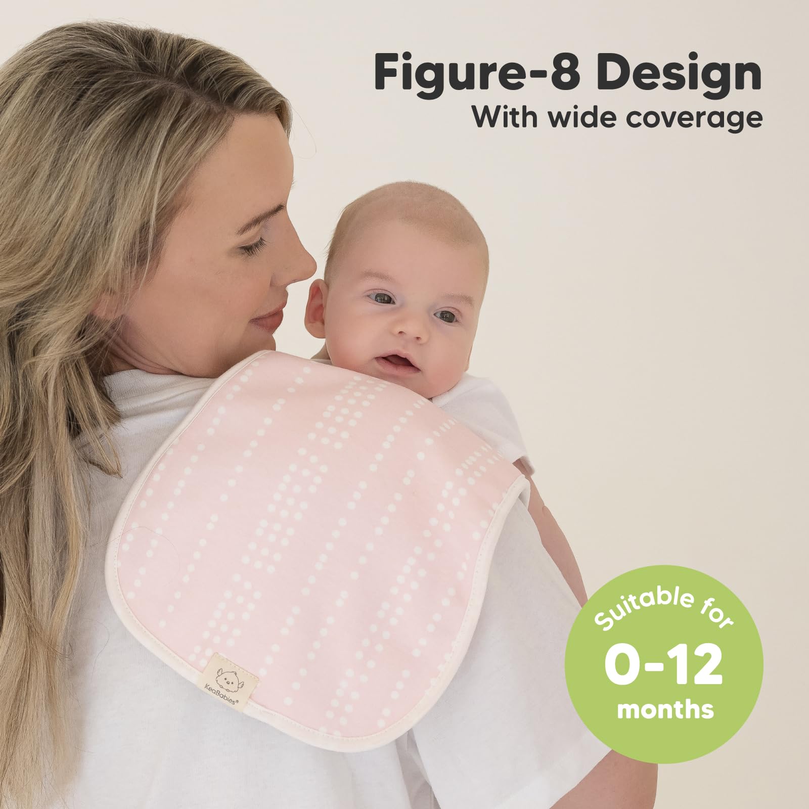 Organic Burp Cloths Baby Boy & Girl - - KeaBabies - Baby and Toys - USA