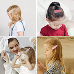 40pcs Baby Hair Clips Flower Patterns Snap Hair Clips Wrapped by Cloth Hair Pins Baby Girls Barrettes Hair Accessories for Baby Girls Infants Toddler Kids