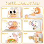 OSIMILY Montessori Toys for 1 Year Old, Sensory Toys for Toddlers 1-3, Travel Activities Busy Cube, Baby Gifts for 12 18 Month, Motor Skills Educational Learning Toys