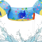 HeySplash Swim Vest for Kids, Toddler Pool Floaties, Children Swimming Vest with Adjustable Strap, Swim Jacket Water Wing Arm Float, Puddle Sea Beach Boat Jumper Boy Girl Baby