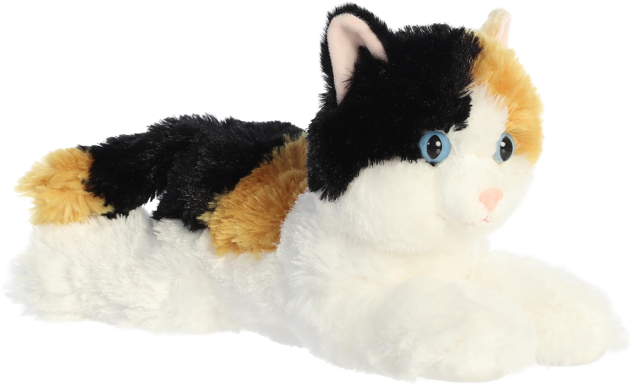 Aurora® Adorable Flopsie™ Dutch Rabbit Stuffed Animal - Playful Ease - Timeless Companions - Black 12 Inches