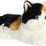 Aurora® Adorable Flopsie™ Dutch Rabbit Stuffed Animal - Playful Ease - Timeless Companions - Black 12 Inches