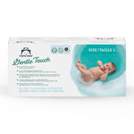 Amazon Brand - Mama Bear Gentle Touch Baby Diapers, Size 1, Leak Protection, Wetness Indicator, Umbilical Cord Cutout, 200 Count (4 packs of 50)