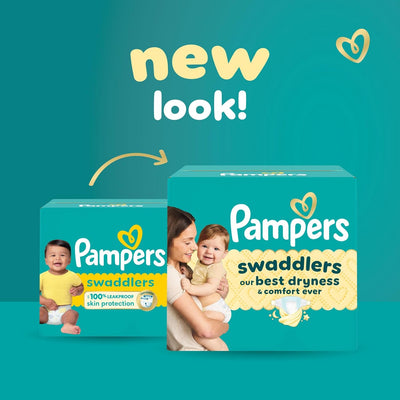 Pampers Baby Diapers - Swaddlers - Size P1, 27 Count, Ultra Absorbent Disposable Preemie Diaper