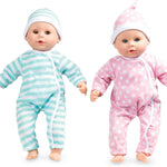 Melissa & Doug Mine to Love Twins Luke & Lucy 15” Light Skin-18 Months And Up