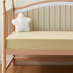 KKJIAF 1 Pcs Navy Blue Baby Crib, Fitted Crib Sheet Sheets for Boys Girls - 28x52x8 Inches Viscose Derived from Bamboo, Breathable & Soft