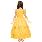 Spooktacular Creations Halloween Kids Yellow Princess Costume, Princess Corwn Dress Up Set for Girl, Off Shoulder Dress for Toddler Halloween, Birthday, Cosplay Party (Small, 5-7 yrs)