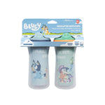 The First Years Bluey Insulated Sippy Cups - Dishwasher Safe Spill Proof Toddler Cups - Ages 12 Months and Up - 9 Ounces - 2 Count