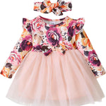 Baby Girl Dress Newborn Toddler Girl Fall Winter Dress Tutu Tulle Dresses for Girls
