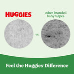 Huggies Natural Care Sensitive Baby Wipes, Unscented, Hypoallergenic, 99% Purified Water, 3 Refill Packs (528 Wipes Total)
