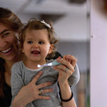 Papablic BabyHandy 2-Stage Baby Sonic Electric Toothbrush for Babies and Toddlers Ages 0-3 Years