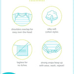 Simple Joys by Carter's unisex-baby 4-pack Side Snap Bodysuit