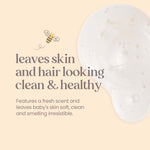 Burt's Bees Baby Shampoo & Baby Wash Refill, Original Scent, Plant Based Formula, Tear Free, Pediatrician Tested, Natural Origin, Gently Cleans Sensitive Skin and Hair, 33.8 Fl Oz