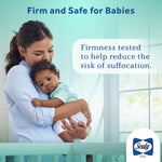 Sealy Baby Posturepedic Grace Hybrid - Firm 2 Stage Breathable Crib Mattress with Waterproof Barrier - GREENGUARD Gold Certified, Soy-enhanced Foam for Infants and Toddlers, Made in the USA (52x28")