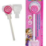 Kids Tongue Scraper or Cleaner Set – BPA-Free Plastic Dental Scrapers Helps Freshen Bad Breath, Remove Gunk – Multicolored with Easy-to-Grasp Handles and Brush Covers by 55Dental, Ages 2+ (Pink)