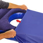 Jokari Belly Buddy Inflatable Floating Maternity Air Pillow. Body-Length Pregnancy Support Cushion for Hip, Pelvis, Spine and Belly Comfort at The Pool, Beach or Home with Storage Pocket