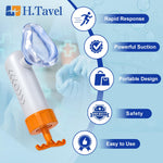 FSA HSA Choking Rescue Device, H.Tavel Anti Choking Device, Portable Airway Suction Device for Kids and Adults, Choking First Aid Device for Home & Travel