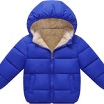 Toddler Baby Hooded Down Jacket Boys Girls Kids Thicken Warm Winter Coat Outerwear 1-7t