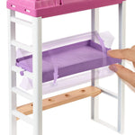 Barbie Doll & Furniture Set, Loft Bed with Transforming Bunk Beds
