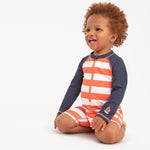 Gerber Toddler Boys' Rashguard, Stripe, 4T