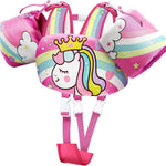 Vvinca Separable Toddler Swim Vest Fit 22-66 Lbs（1-6 Years）|2025 Newest 3 in 1 Pool Float & Arm Bands Boys and Girls, Adjustable Sturdy Safety for Infant 1 2 3 4 5 6 Year