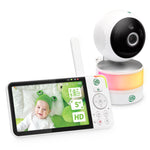 Baby monitor with display and camera on a white background