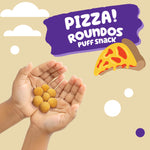 Get'ems! from Gerber Pizza Roundos Puffs Snacks, Kids Snack Made with Whole Grain Quinoa, Calcium to Support Strong Bones - 5 pack