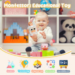 OSIMILY Montessori Toys for 1 Year Old, Sensory Toys for Toddlers 1-3, Travel Activities Busy Cube, Baby Gifts for 12 18 Month, Motor Skills Educational Learning Toys
