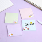 Mr. Pen- Aesthetic Sticky Notes, 3"x3", 8 Pads, 400 Sheets, 4 Designs, Cute Bear Sticky Notes, Self-Stick Note Pads Aesthetic, Perfect for Office, School, Home, Study & Organization