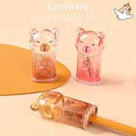 Cute Capybara Stationery Set,Kawaii School Supplies,Including 3Pcs Cute Capybara Pencil Sharpeners, for Kawaii Office School Home Supplies