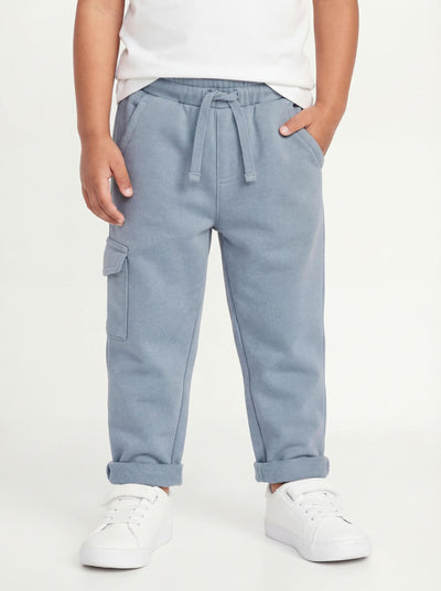 Andrew Scott Kids French Terry Joggers | 100% Cotton | Drawstring & Pockets Pants | Boys Girls | Multi Packs & Colors