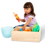 Melissa & Doug Sunny Patch Seaside Sidekicks Sand Baking Set-Beach Toy, Outdoor Play for Kids Ages 3+