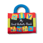 Melissa & Doug Kâ€s Kids My First Activity Book 8-Page Soft Book for Babies and Toddlers Early Learning Developmental Plush Soft Activity For Babies And Toddlers
