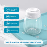 Gotocut Breast Milk Collection and Storage Bottles, 6oz/180ml, Compatible with Spectra S1 S2 9 Plus, Motif Luna, and Most Wide-Mouth Flanges, Work with Spectra Bottles for Pumping, 4 Pack